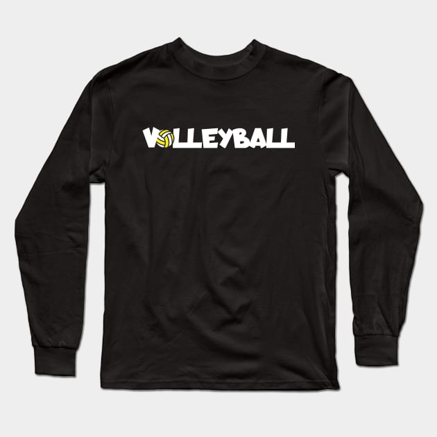 Volleyball Long Sleeve T-Shirt by maxcode